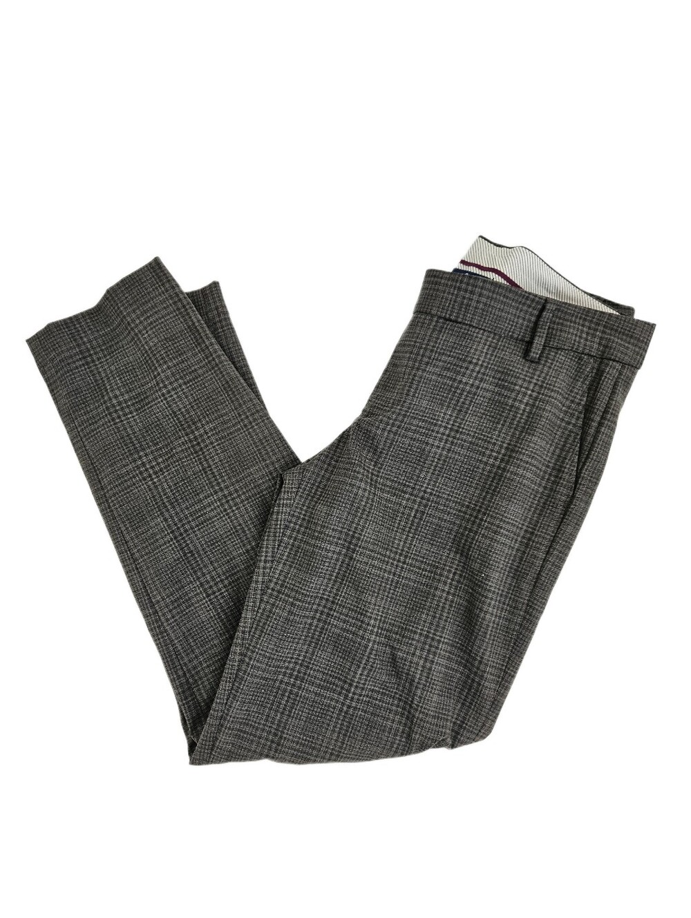 GAP Brownish Gray Glen Plaid Trousers Size 2 Women's